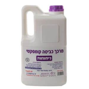 מרכך כביסה קומפקטי בריח ניחוחות תוצרת פינל 2 ליטר מחיר ל 100 מ"ל 1.75 ש"ח.